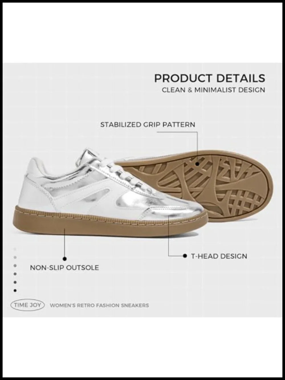 Vintage Leather & Suede Patchwork Sneakers with Cushion Insole Non-Slip Retro